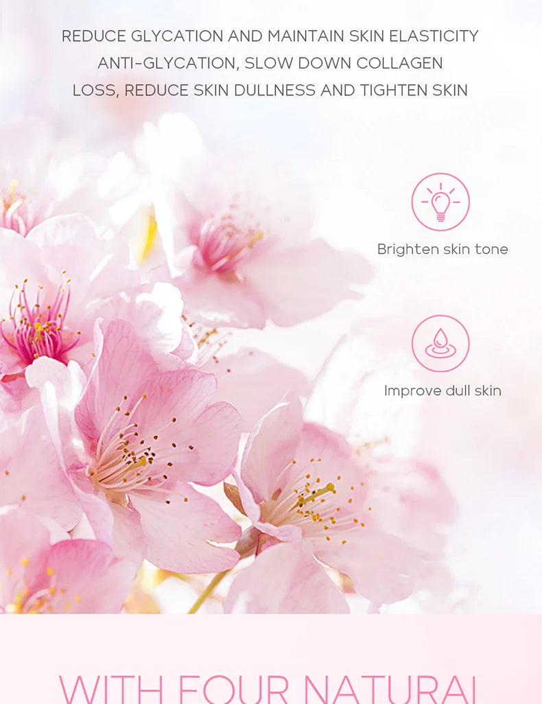 Cherry Face Cream Anti-Aging Cream Moisturizing Anti-Wrinkle Collagen Hyaluronic Acid Cream Skin Care Cosmetics 40g