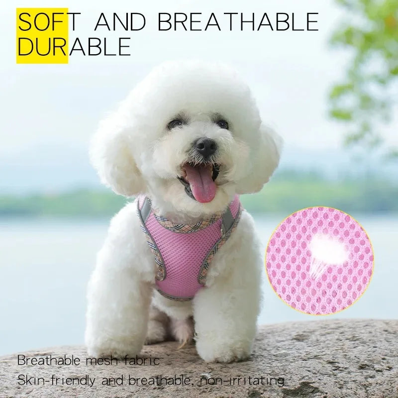 Chest Strap Dog Collar Leash Accessories Tactical Vest Cats Things for Dogs Big Harness Small Pet Supplies Collars Pets Products