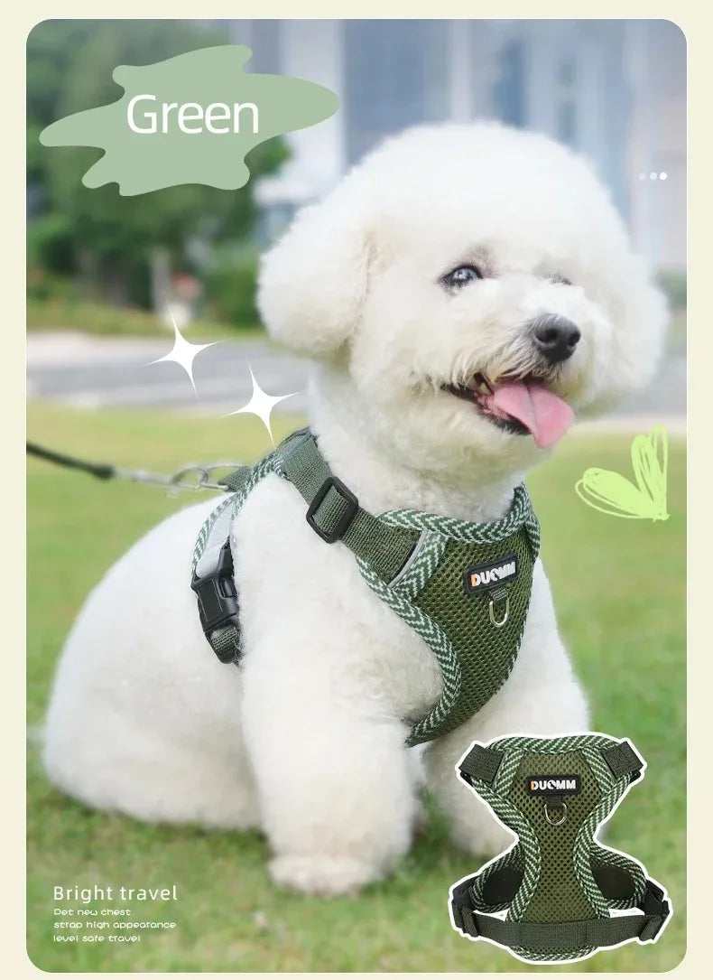 Pet Supplies Chest Strap Collars Dog Harness Collar for Cats Accessories Pets Dogs Products Small Tactical Vest Puppy Leash