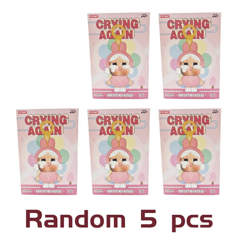Crying Again Series-Vinyl Face Blind Box Mystery Box Guess Bag Toys Doll Cute Anime Figure Desktop Ornaments