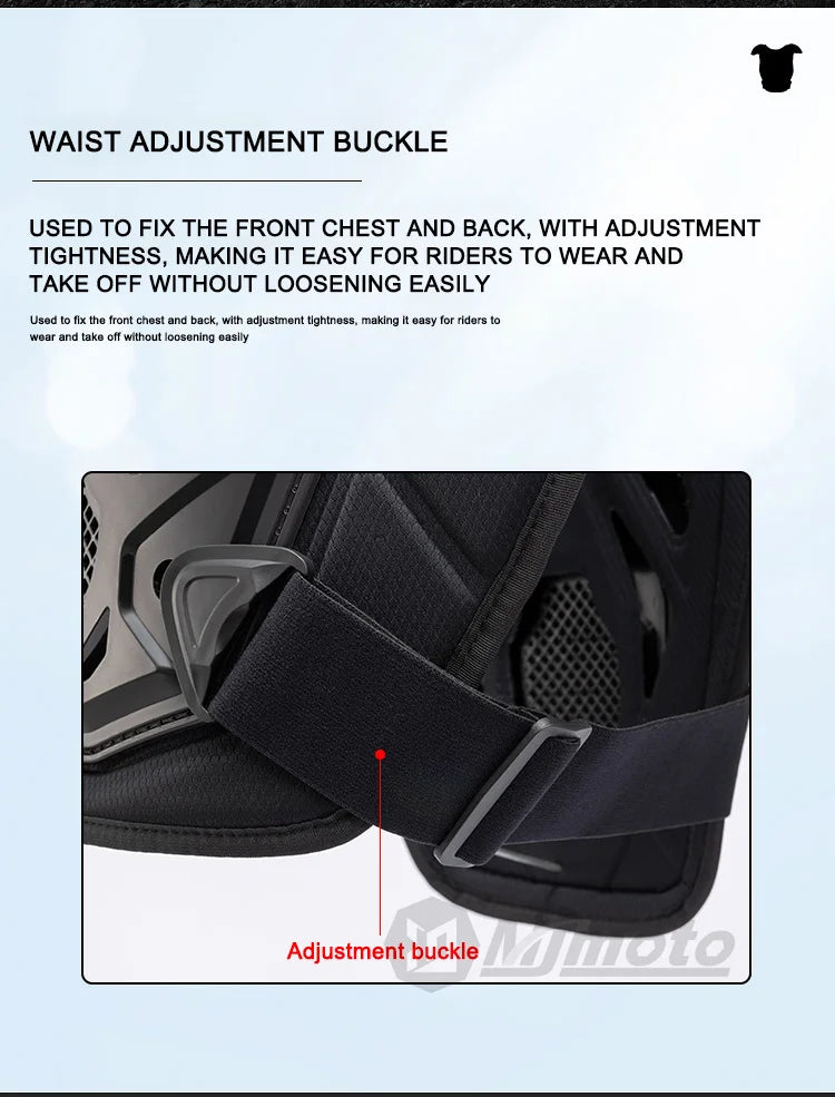 Professional Motorcycle Armor Vest Body Protective Gear Motocross DH MX MTB Dirt Bike Chest Back Protectors Moto Equipment