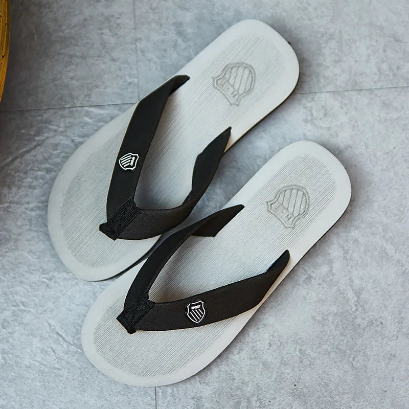 Hot Sale Men's Flip-flops Outdoor Casual Beach Slippers Soft Light Non-Slip Shoes Summer Slippers Men Shower 2023 Zapatos Hombre