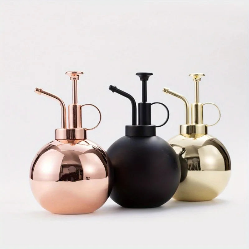 500ml Stainless Steel Watering Can for Indoor Plants Vintage Mister Spray Bottle Gardening Spraying Can Spritzer Bottles