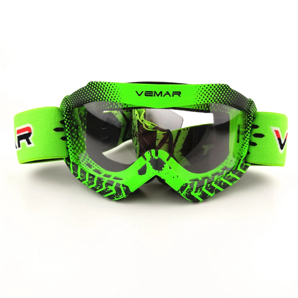 Vemar Motorcycle Glasses Kids Child Motorbike Racing Goggles MX MTB Off-Road Dirt kid Bike For motocross Helmet gafas