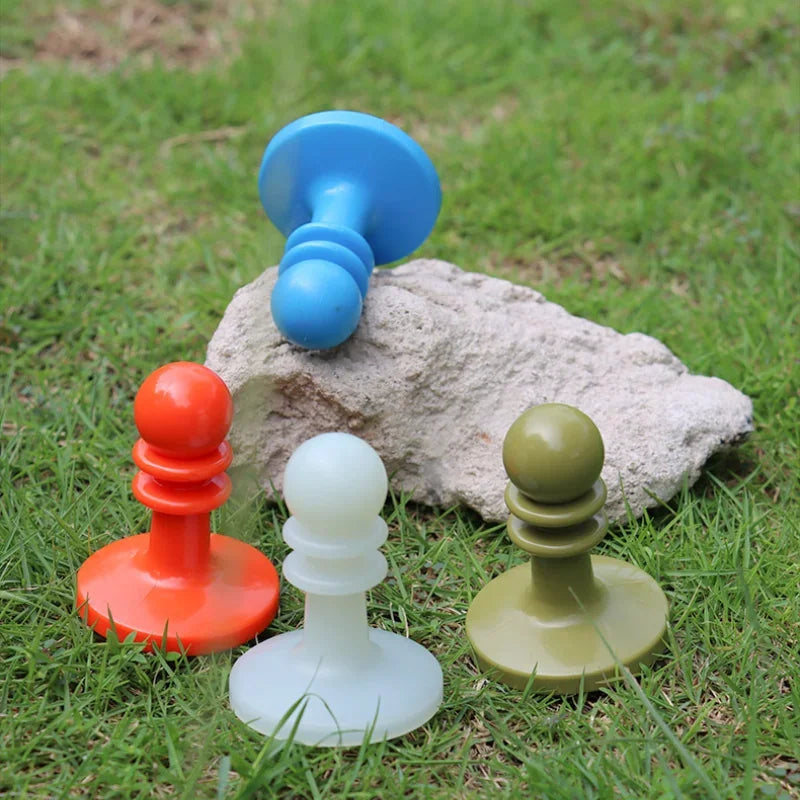 4Pcs Lightning Proof Cap Camping Tent Pole Awning Rod Support Bar Anti-Thunder Protection Cover Safe Awning Rod Outdoor Tent Hat
