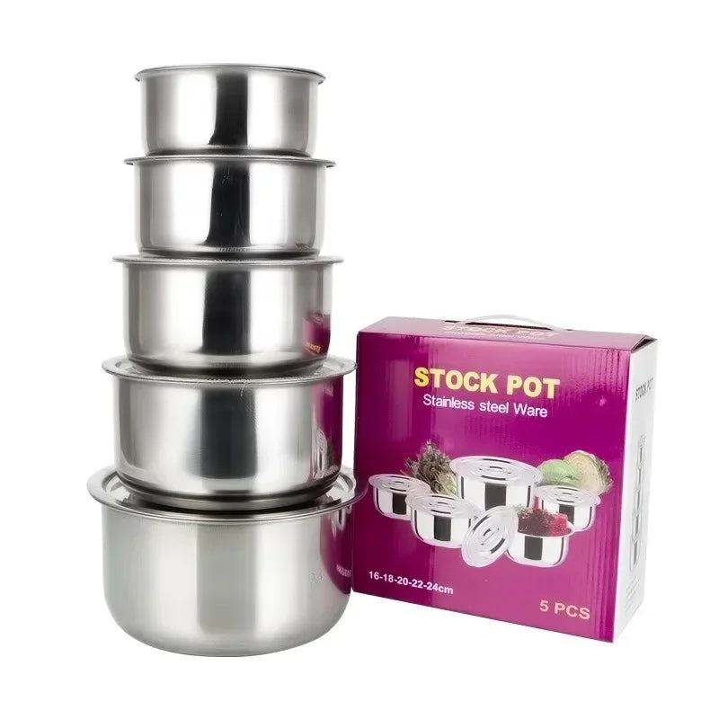 1 Set Basin Oil Basin with Cover Kitchen Commercial Oil Basin Trumpet Flavor Cup Whisking Salad Bowls Set
