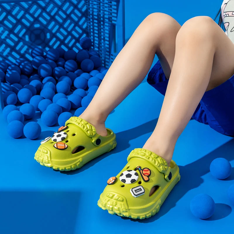 Cute Non-slip girls sandals garden shoes cartoon child baby sandals summer kids slippers high quality beach kids sandals