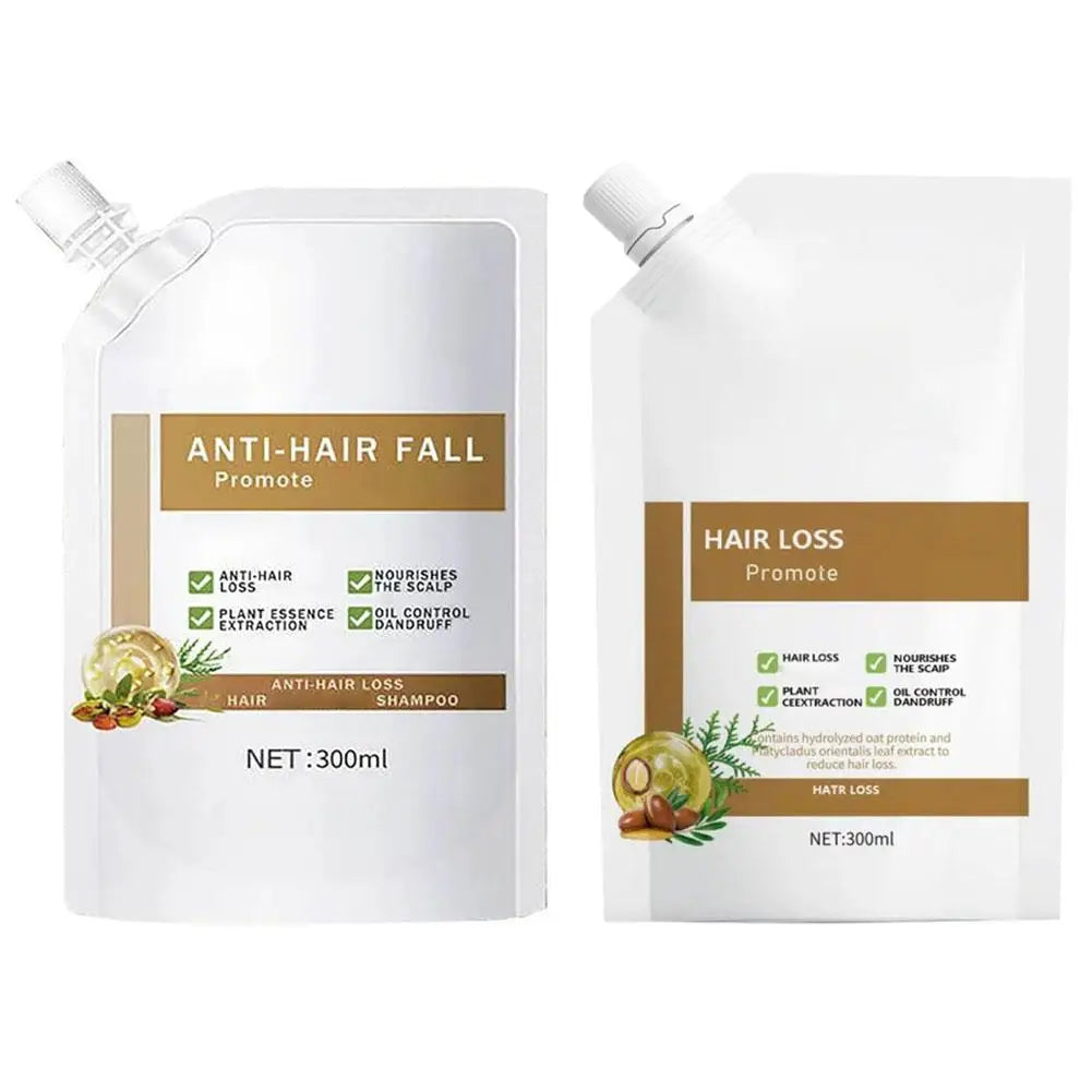 Anti-Fall Shampoo - Nourishes Scalp & Strengthens Hair for Shiny, Healthy Looking Locks with Gentle Cleansing 300ml