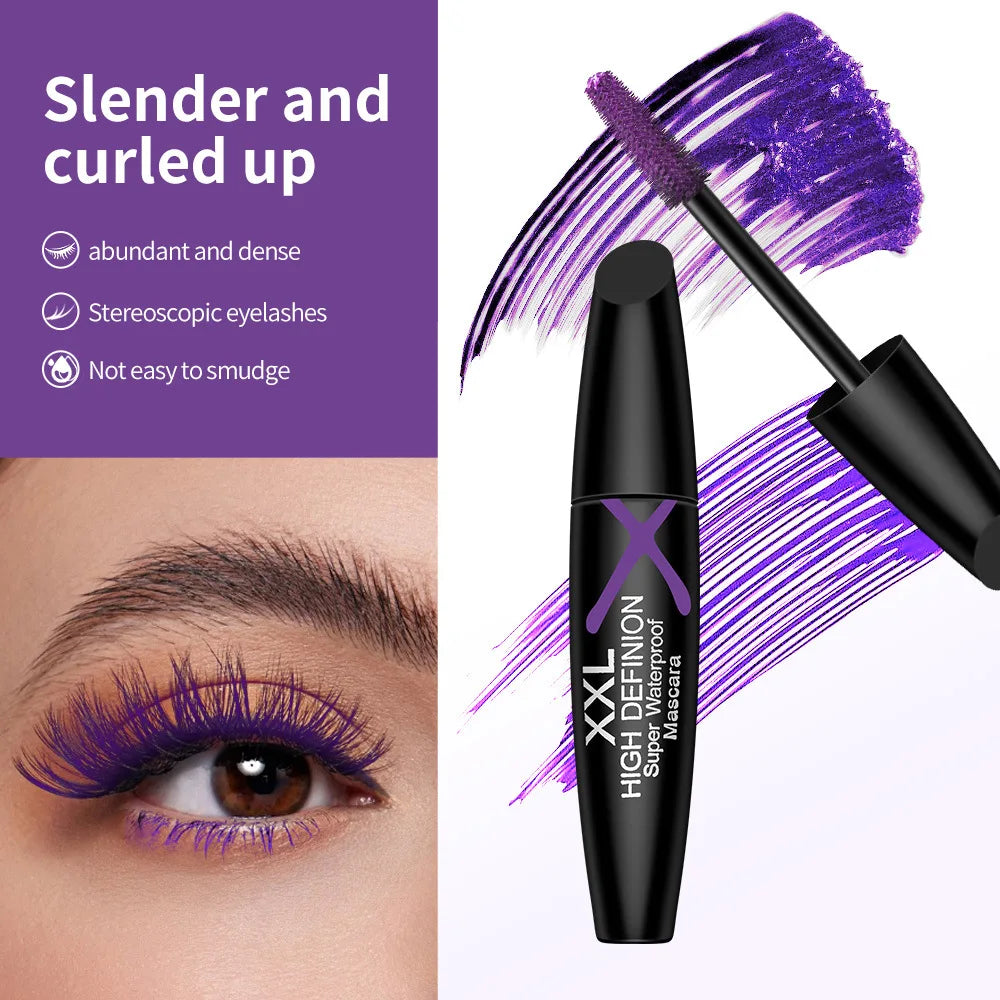XXL plump 4D eye black waterproof, sweat proof, long-lasting, thick and slender mascara styling cream
