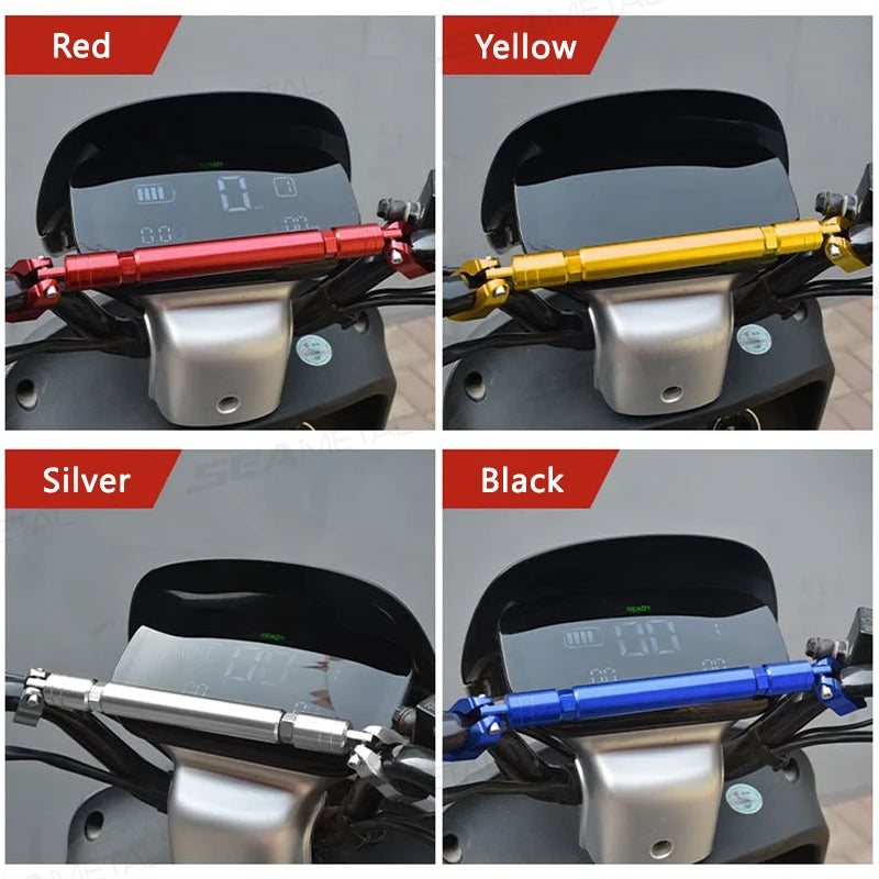 BLALION Motorcycle Handlebar Handle Grip Adjustable Crossbar Balance Bracket Regulator Steering Wheel Reinforce 22mmReplacement
