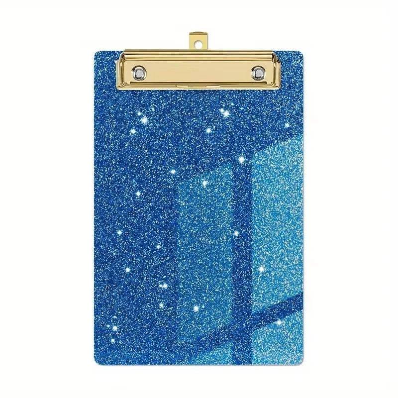 2pcs Glitter Acrylic Office File Clipboard Student Supplies Meeting Minutes Doctor Nurse Writing Pad Pad Perfect