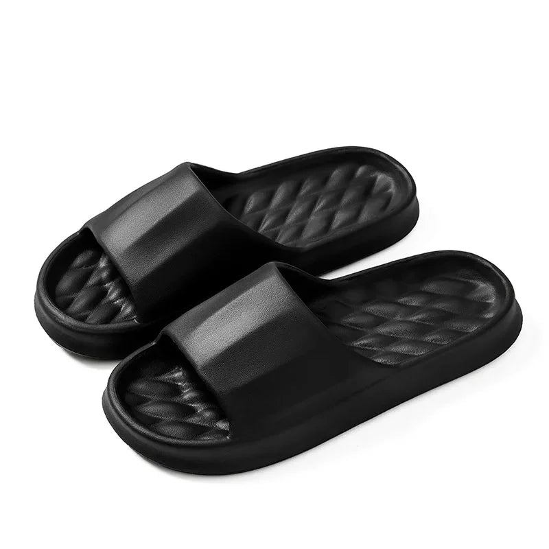 Summer Women's Slippers Cartoon Bear Indoor Soft Sole Comfortable Exquisite Slides Bathroom Anti-slip Beach Outdoor Leisure Shoe