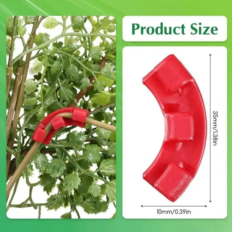 50/100pcs 90 Degree Plant Benders Trainer Growth Manipulation Tutors for Plants Clips Bending Twig Clamps Branche Accessories