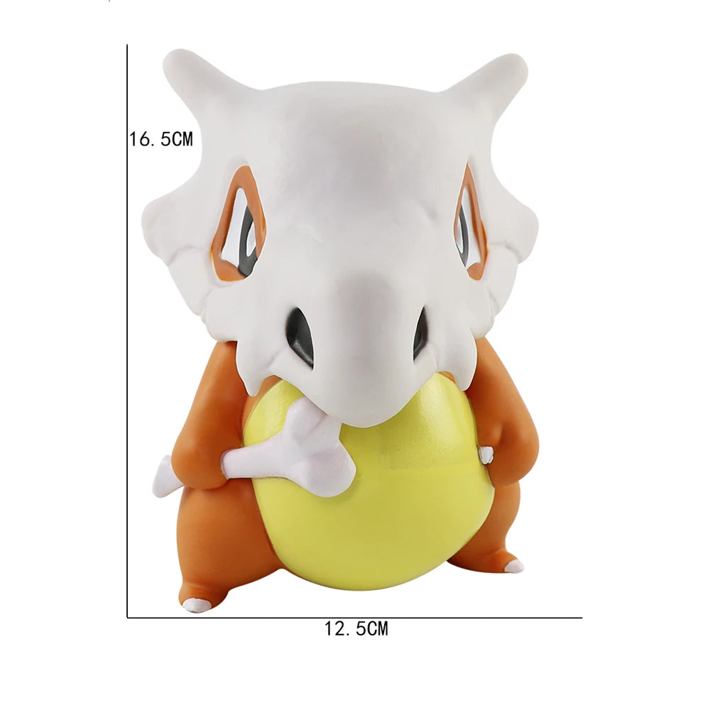 16cm Pokemon Anime Figure Toys Cubone Pikachu Squirtle PVC Action Figure Game Statue Model Kids Toys Doll Desk Decorations Gifts