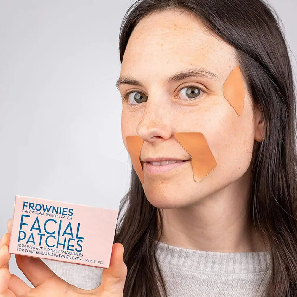 144Patches Face Lift Tape Lifting Firming Face Sticker Anti-Wrinkle Lift Up Tape Frownies Facial Patches For Women Forehead