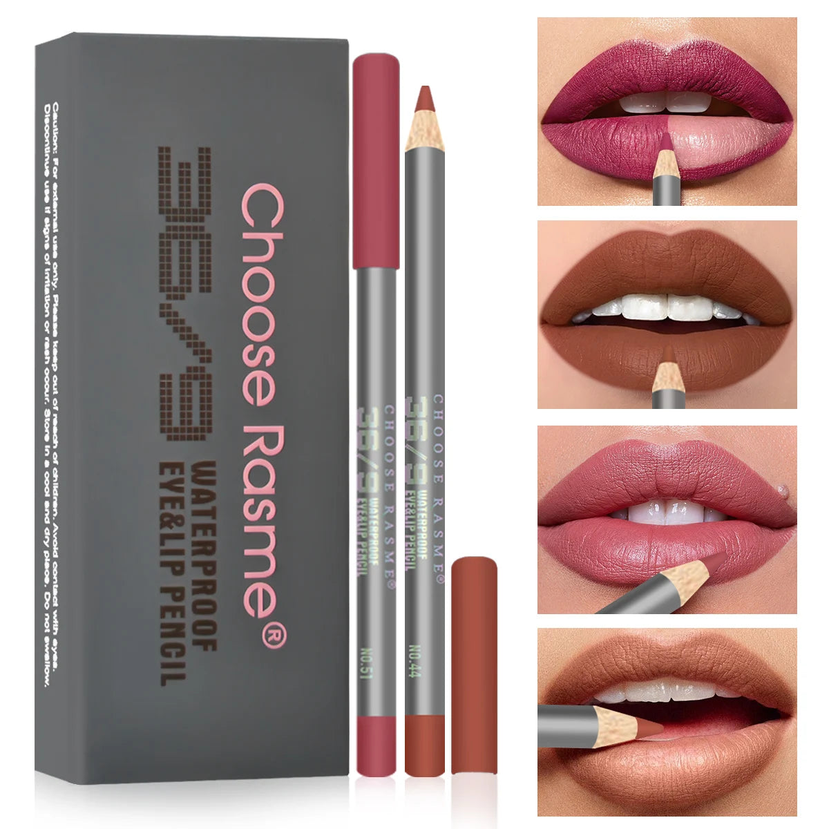 Fog matte lipliner 12 piece suit waterproof and sweat proof cup lip gloss lipstick pen gift