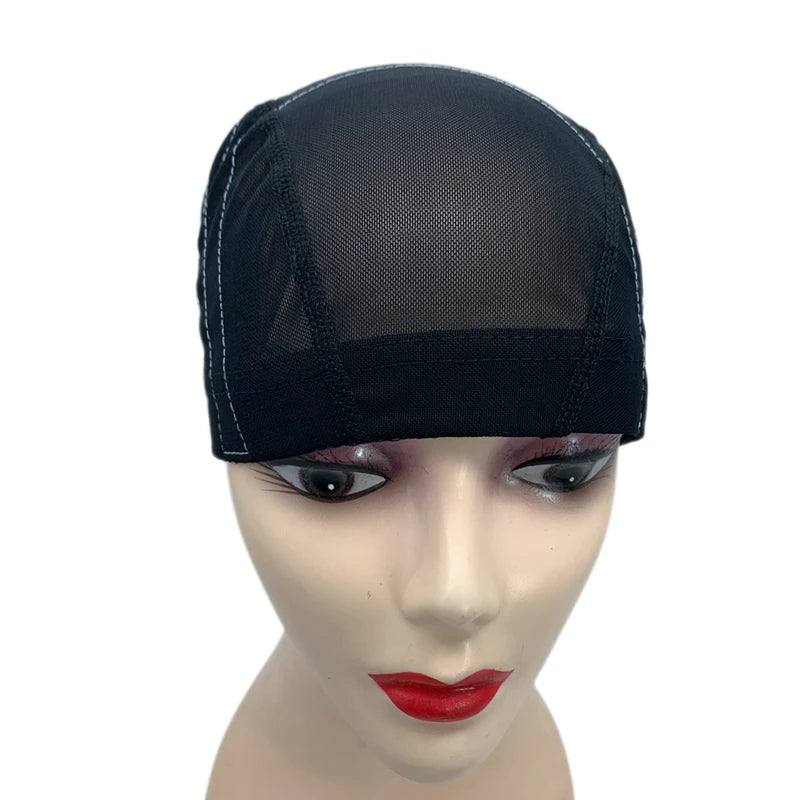 1PC Guideline Map Dome Cap Hair Styling Tools White Line Mesh Wig U Part Cap for Wig Making Closure 4X4/5X5/13X4/13X6 Options