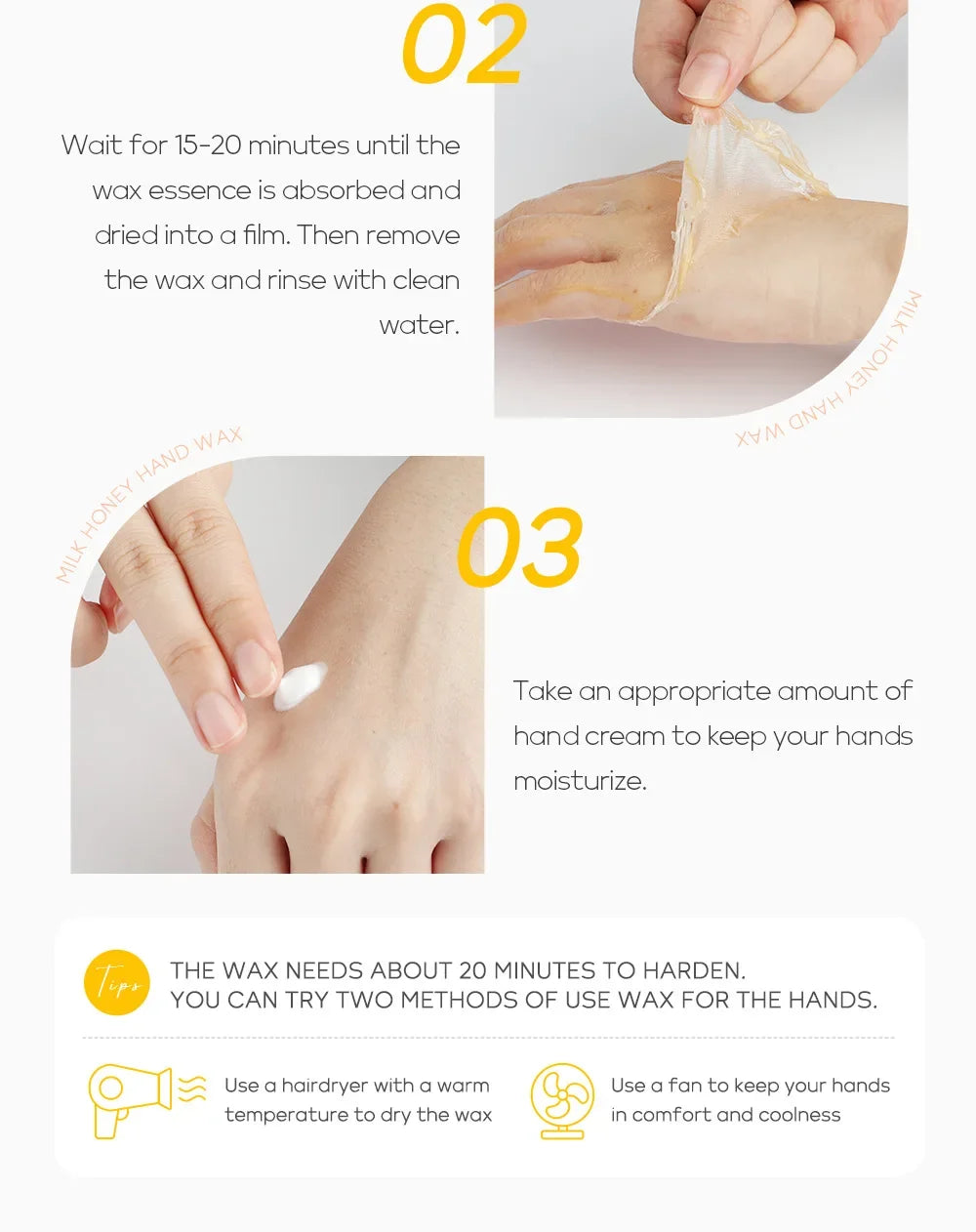 Laikou Sakura Honey Milk Moisturizing Hand Wax Repair Exfoliating Calluses Acid Anti-Aging Hand Cream Care Scrub Hand Mask