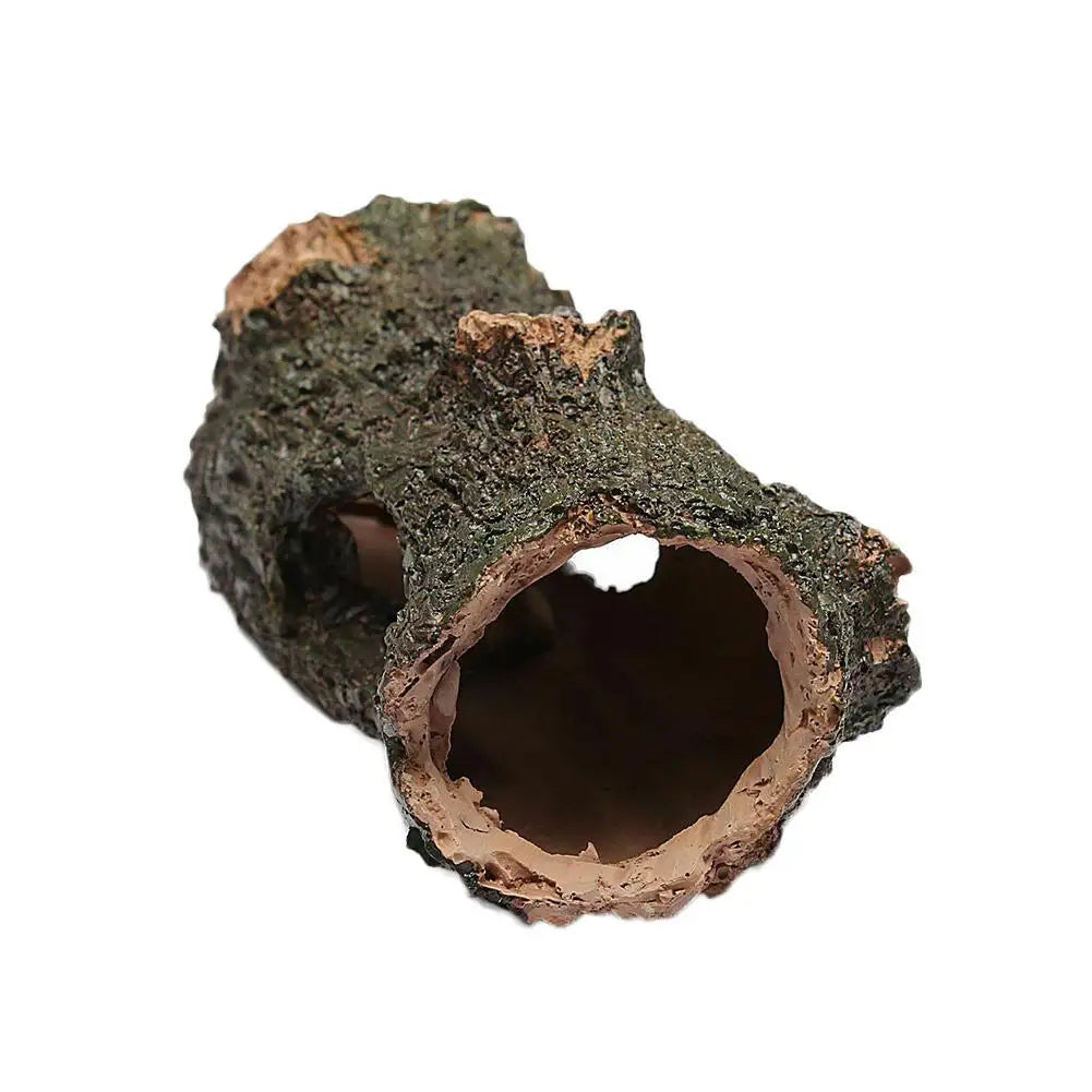 Resin Tree Branch Fish Shrimp Turtle Hidden Hollow Tree Log Fish Tank Aquarium Simulation Fountain Accent Decoration