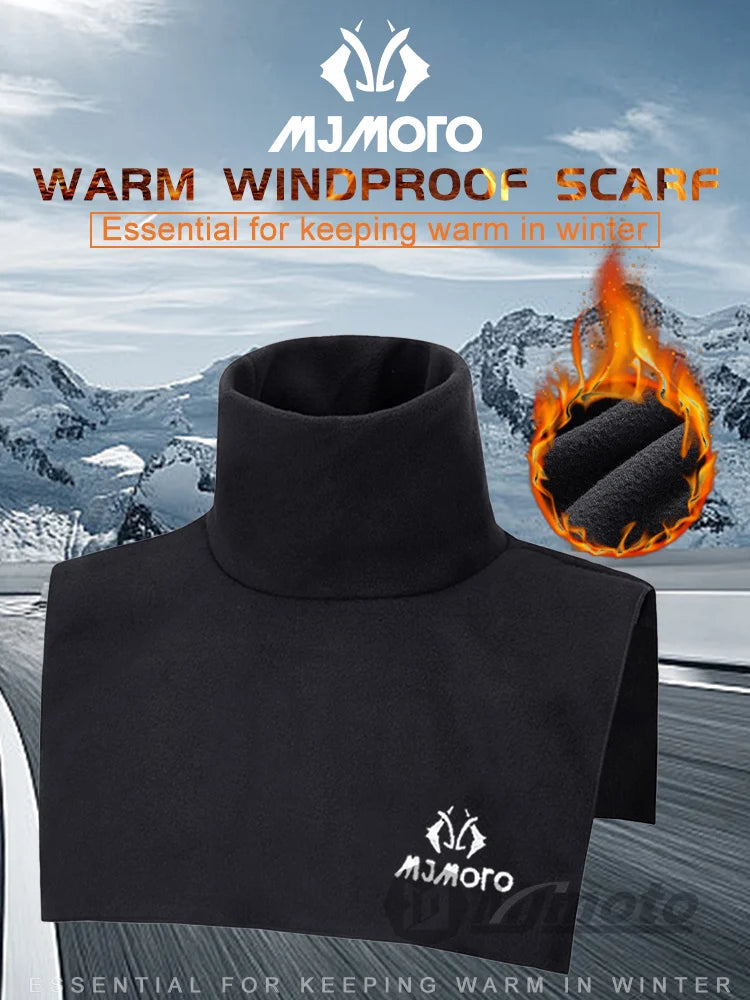 Winter Motorcycle Full Neck Protectors Scarf Windproof Warm Motorbike Motocross Balaclava Fleece Moto Cycling Warm Mask