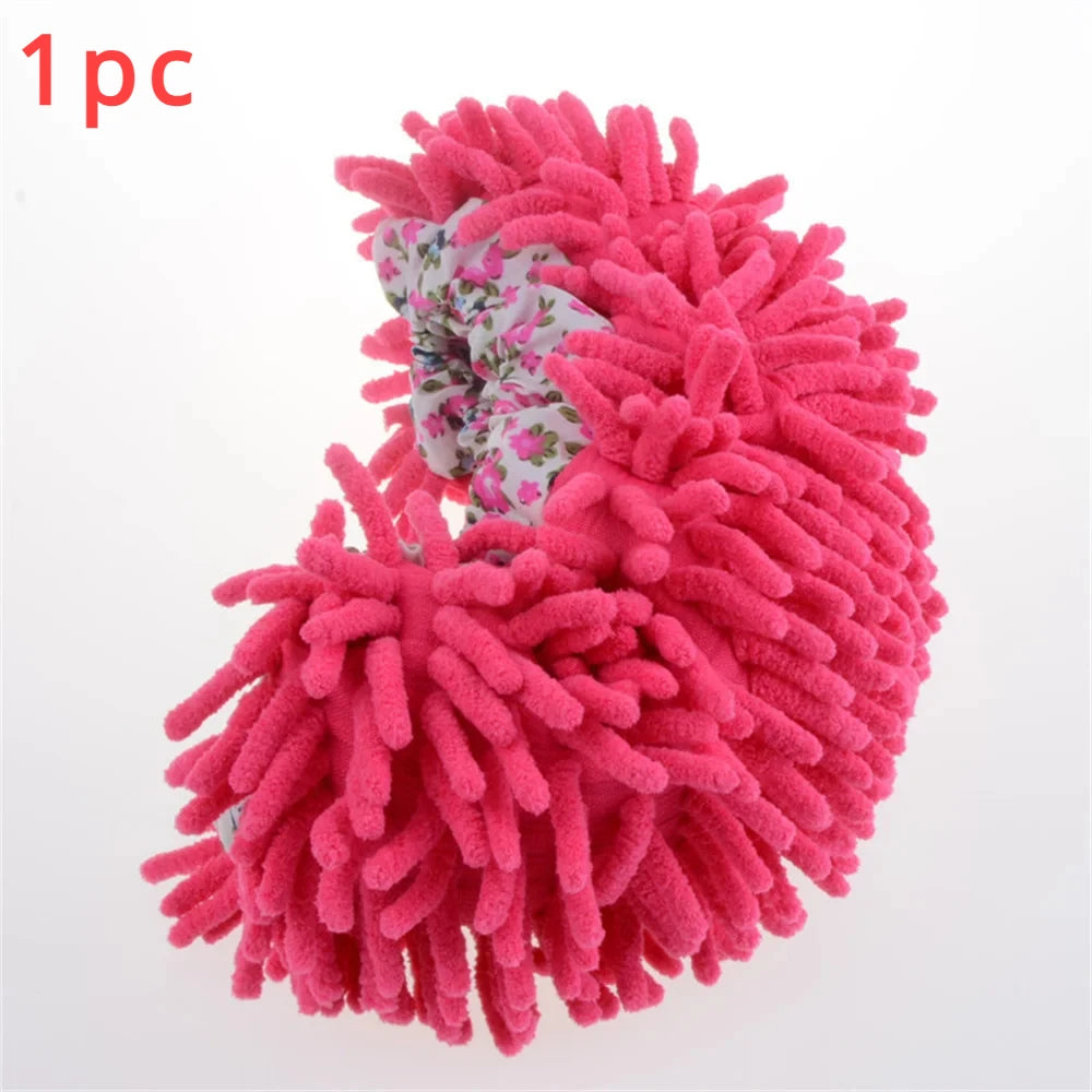 Floor Dust Cleaning Slippers Shoes No Color Fading Convenient Floor Slipper Set Household Accessories Cleaning Products Cloth