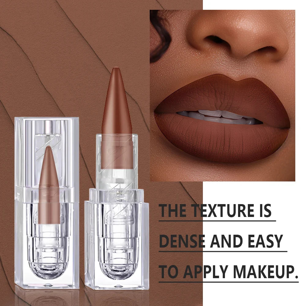 Lipliner Natural Nude Color Moldin, Lipstick Crayon Pigment Moisturizing Lip Color Combination Cosmetics