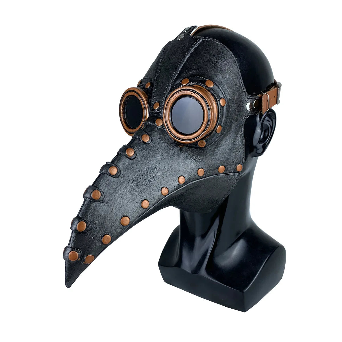 Steampunk Plague Doctor Mask Long Nose Bird Beak Leather Masks Cosplay Party Masquerade Halloween Carnival Costume Props