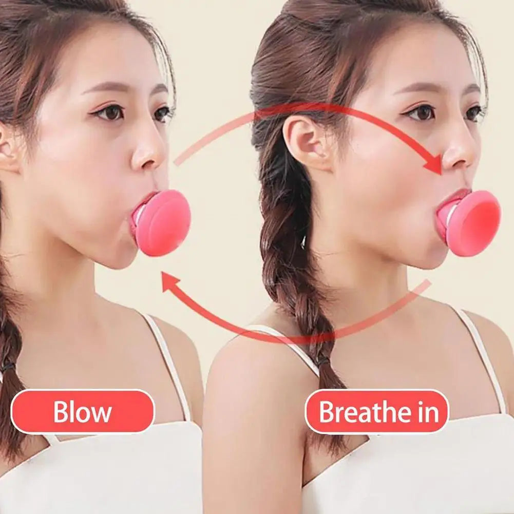 1/2pcs Face Slimming Lift Skin Firming V Shape Exerciser Facial Mouth Jaw Line Exercise Double Chin Slim Skin Care Tool