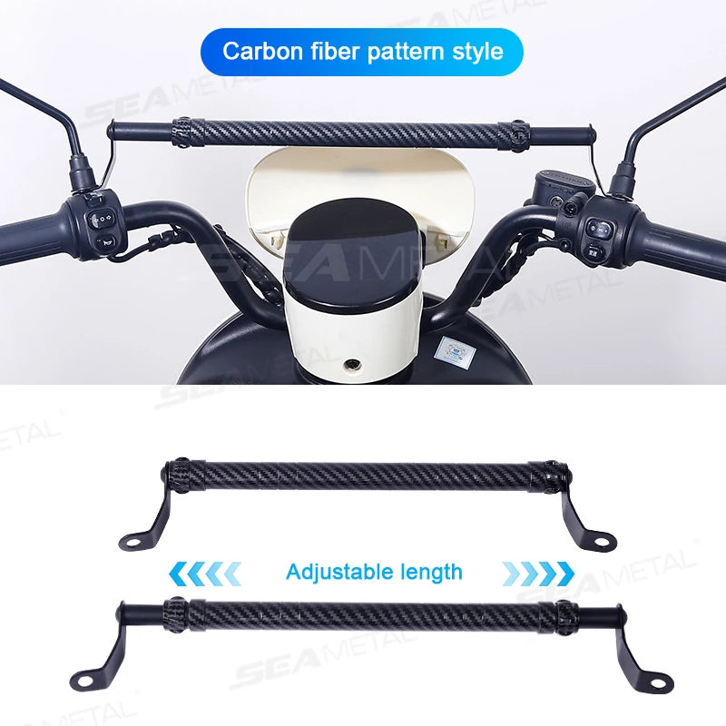 BLALION Motorcycle Handlebar Cross Bar Reinforced Thick Handlebar Pull Rod Front Balance Bar Reinforced Moto Modifiable Parts