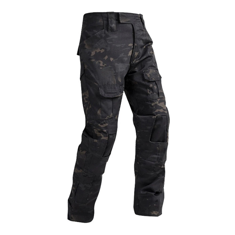 Tactical Camouflage Pants Outdoor Hunting Training Suit Combat Pants Ripstop Cargo Pants Men's Working Clothing Hiking Trousers