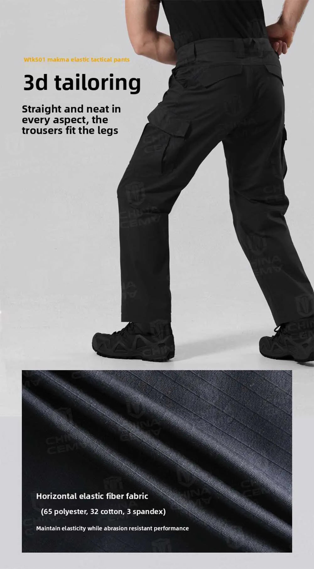 Men's Casual Stretch Pants Outdoor Sport Hiking Hunting Clothes Tactical Hunting Working Wear Resistant Trousers