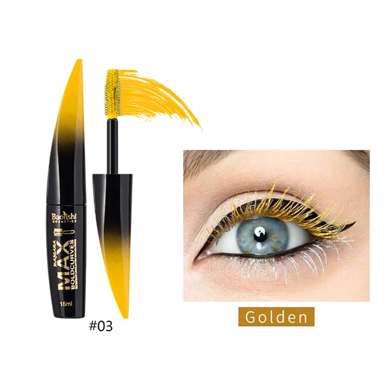 6 Color Extended Eye Black Long Lasting Waterproof Makeup Silk Smooth Eyelash Extension Cosmetics