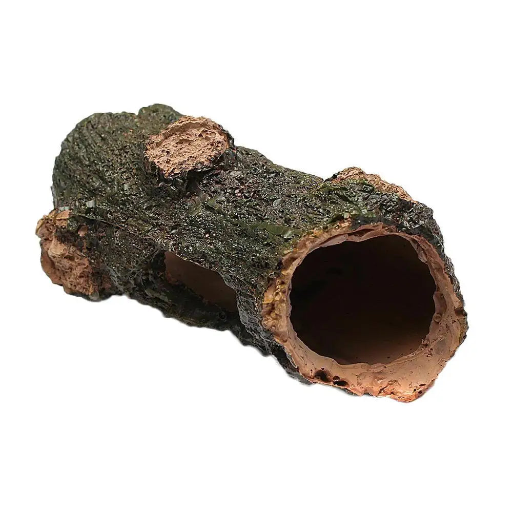 Resin Tree Branch Fish Shrimp Turtle Hidden Hollow Tree Log Fish Tank Aquarium Simulation Fountain Accent Decoration