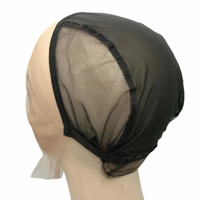 1PC 13X6 Front Lace Wigs Cap For Making Human Hair Wigs Closure Transparent Invisible Hair Net Wig Accessories Bonnet Perruque