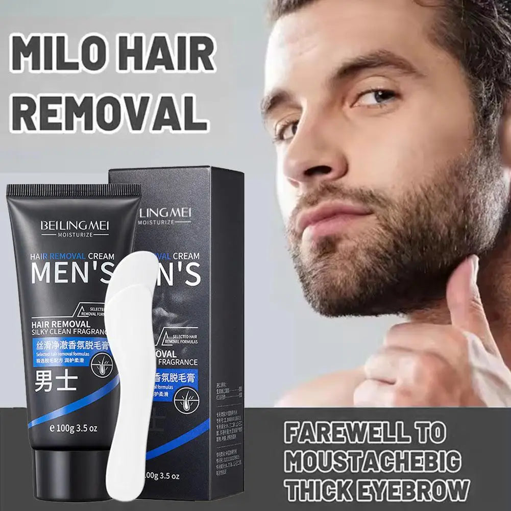 Hair Removal Cream Men And Women Painless Smooth And Refreshing Reshaping Confidence Enjoy Silky Skin 60ml/100g