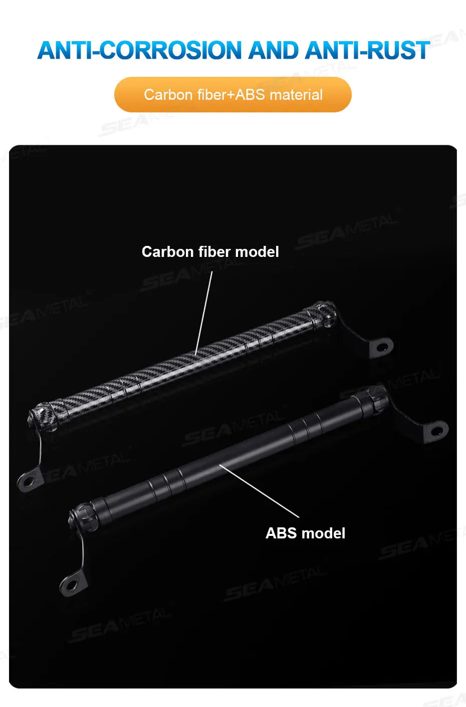 BLALION Motorcycle Handlebar Cross Bar Reinforced Thick Handlebar Pull Rod Front Balance Bar Reinforced Moto Modifiable Parts