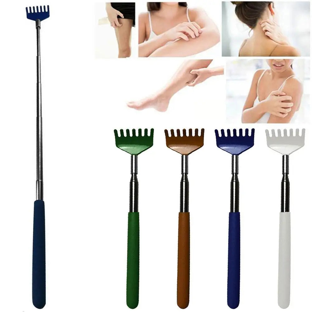 Adjustable Back Scratcher Steel Back Massage Telescopic Anti Itch Claw Massager Back Massage For Elders Tickle Massage Stick