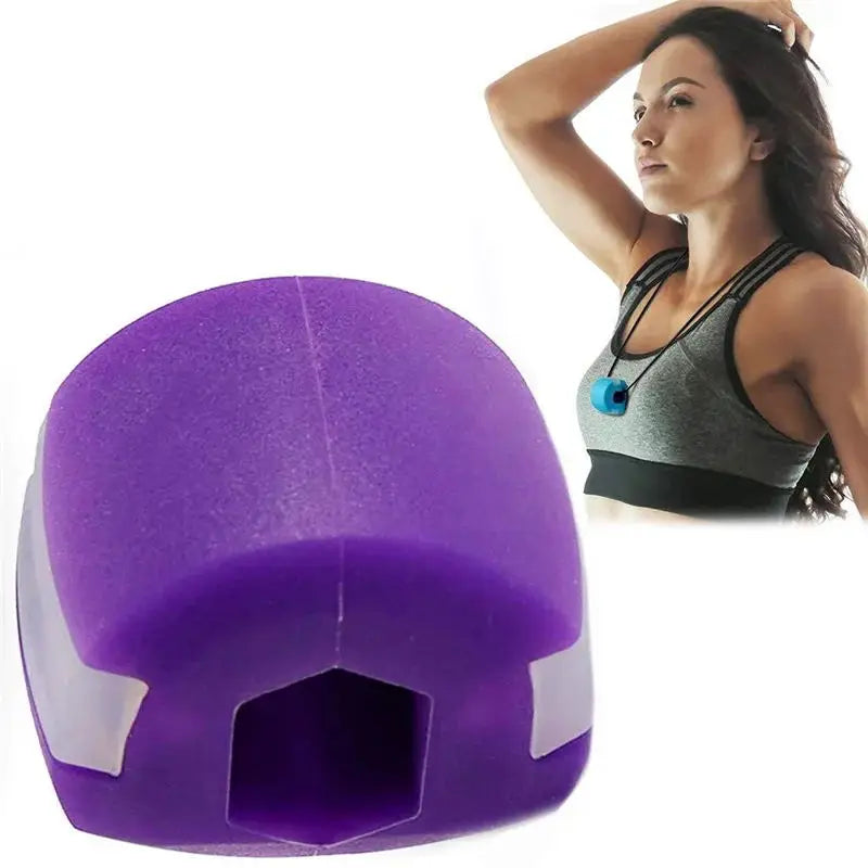 Jawline Exerciser Jaw Muscle Toner Training Fitness Ball Anti-aging Food-grade Silica Face Chin Cheek Lifting Slimming