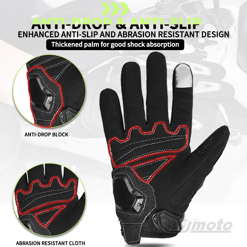 Suomy Motorcycle Gloves Men Women Summer Motorbike Racing Gloves Touch Screen Breathable Motocross Moto Biker Cycling Gloves