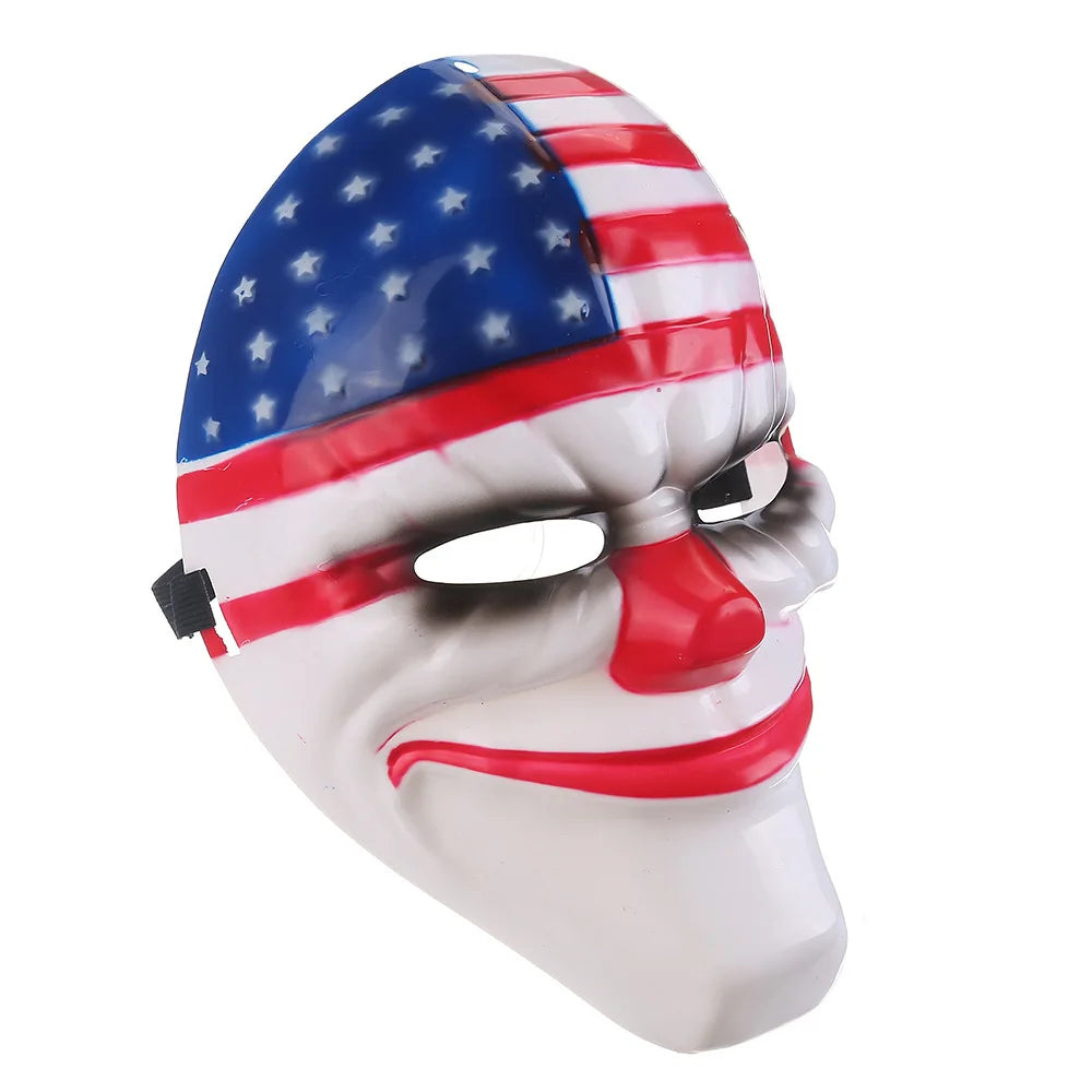 Game Pay Day 2 Clown Masks Horrible Masquerade Party Clown Mask Halloween Party Gift Adult Kids Film Theme Mask Cosplay Costume