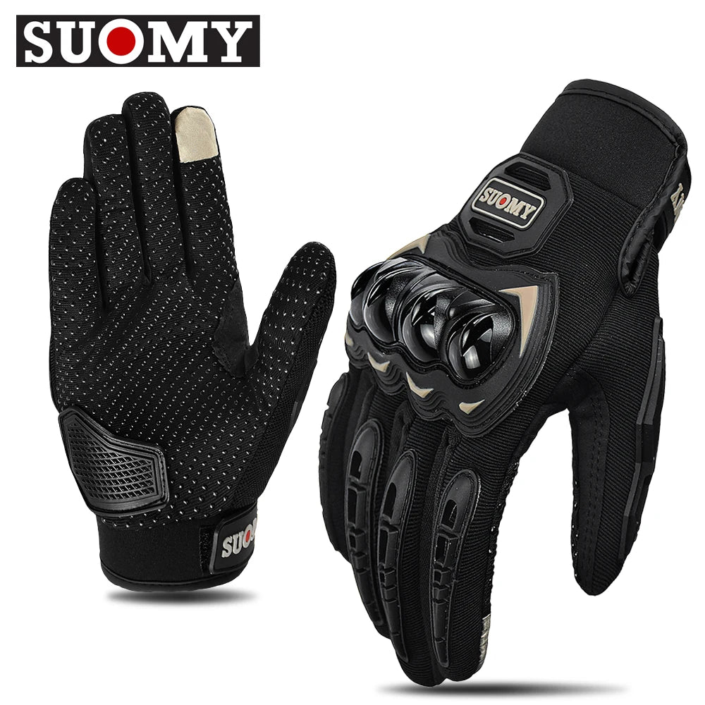 Suomy Motorcycle Gloves Men Women Summer Motorbike Racing Gloves Touch Screen Breathable Motocross Moto Biker Cycling Gloves