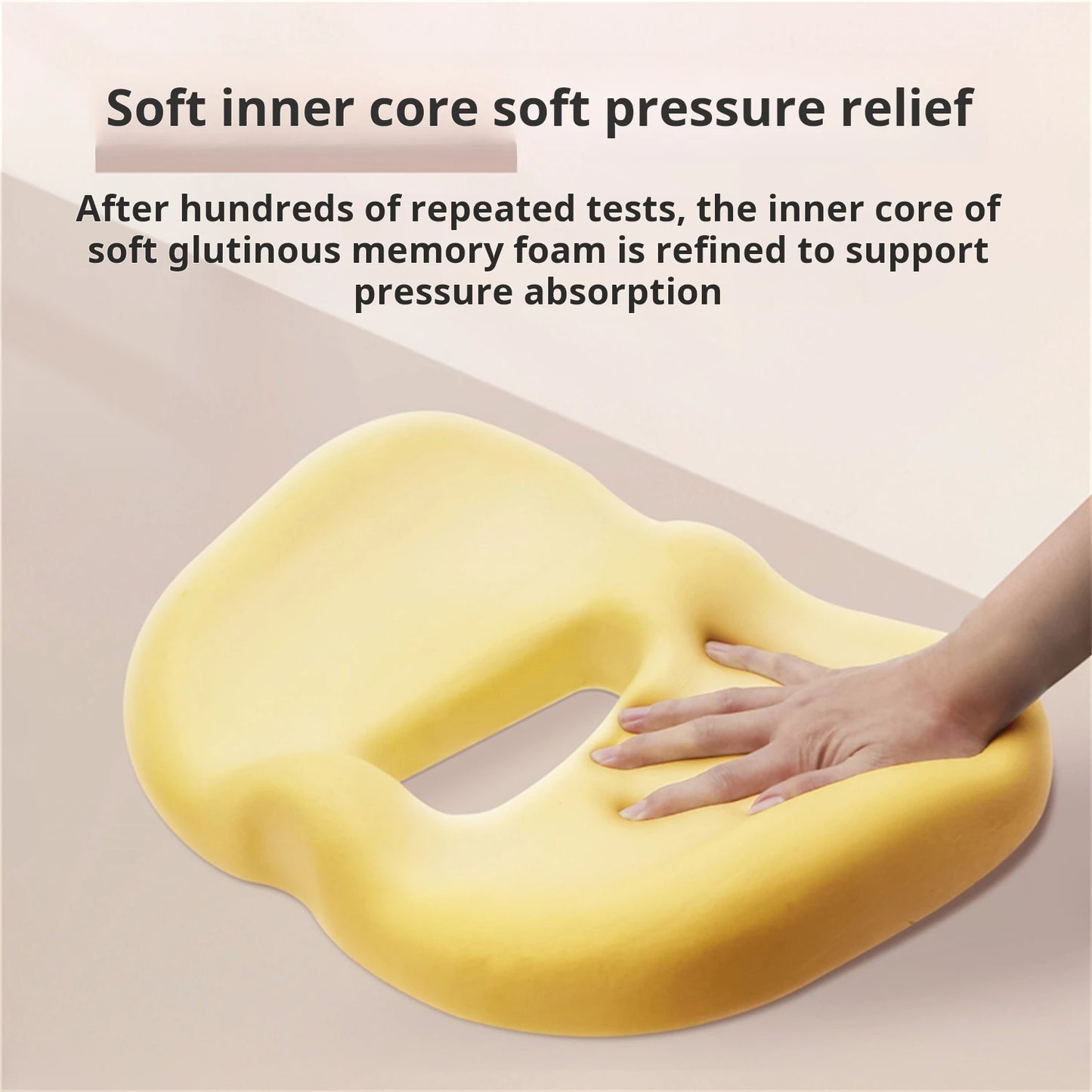 Seat cushion chair memory foam seat cushion butt hemorrhoids sedentary pregnant woman office chair cushion student breathable bu