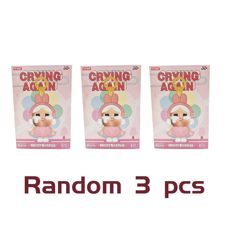 Crying Again Series-Vinyl Face Blind Box Mystery Box Guess Bag Toys Doll Cute Anime Figure Desktop Ornaments