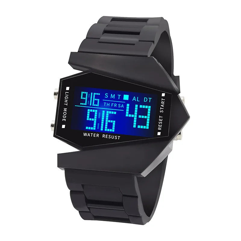 Kegllect Men Digital Watch Life Waterproof Multifunctional Time Date Alarm Luminous Sports Watches