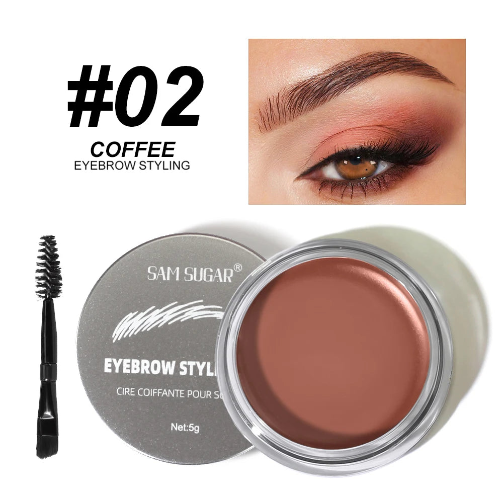 3D Wild Eyebrow Gel Wax Brow Styling Soap Tint Eyebrows Enhancers Brows White Brown Makeup Black Cosmetic Tool Makeup