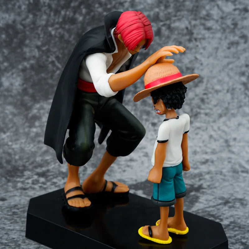 18cm One Piece Anime Figure toy Four Emperors Shanks Straw Hat Luffy Action Figure Sabo Ace Sanji Roronoa Zoro Figurine