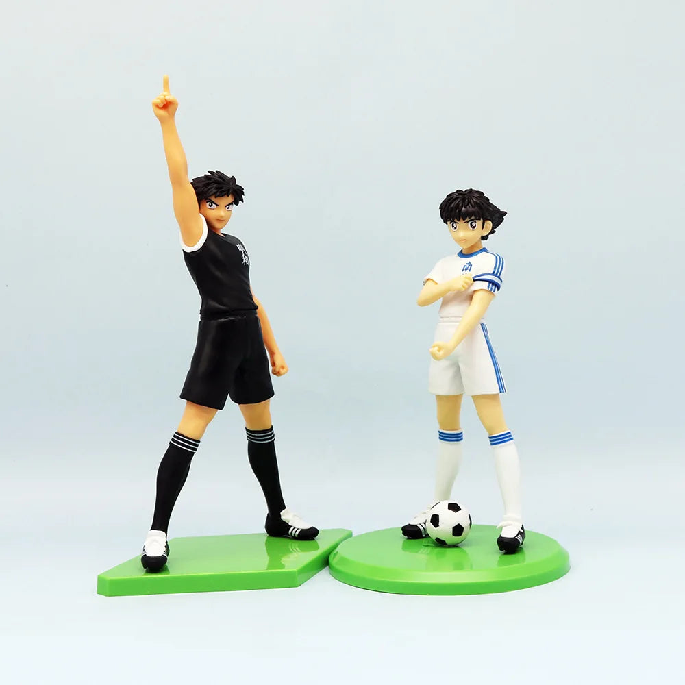 18cm Captain Tsubasa Anime Figure Ozora Tsubasa Action Figures Hyuuga Wakabayashi/ KojirouGenzou Figurine Collection Model Toys