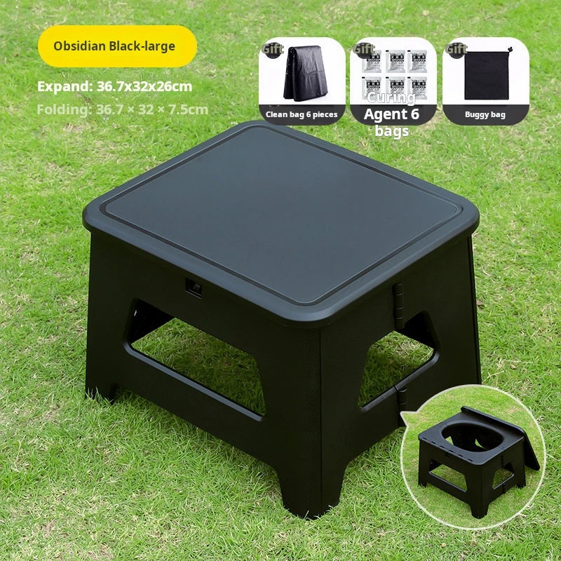 Outdoor toilet car portable emergency camping toilet bench adult odor proof ladies wagon mobile toilet