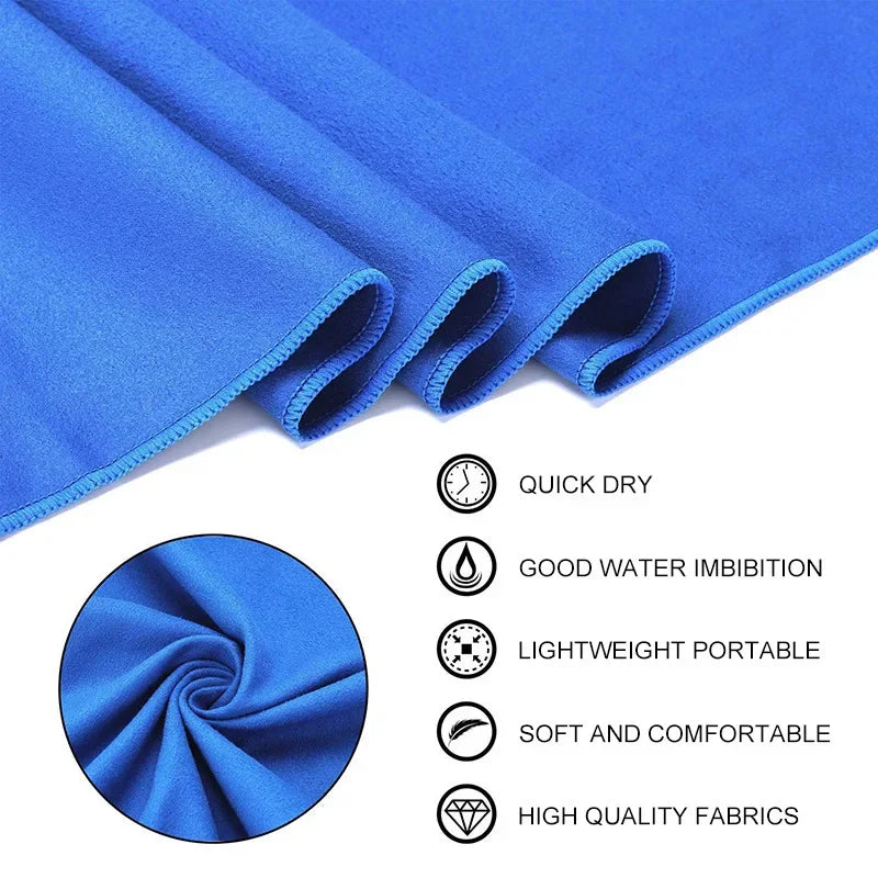New Microfiber Towel Sports Quick-drying Super Absorbent Camping Towel Super Soft and Lightweight Gym Swimming Yoga Beach Towel