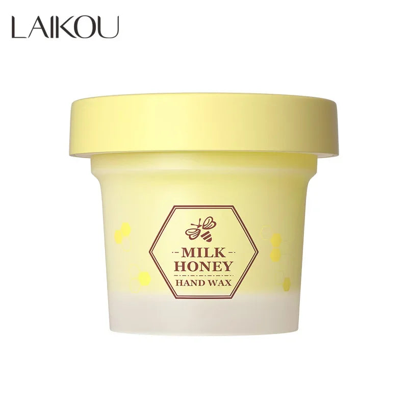 Laikou Sakura Honey Milk Moisturizing Hand Wax Repair Exfoliating Calluses Acid Anti-Aging Hand Cream Care Scrub Hand Mask
